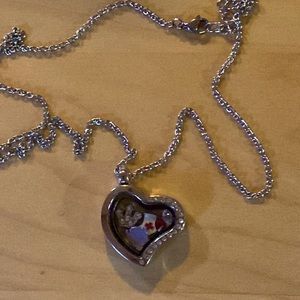 Nurses heart charm necklace.